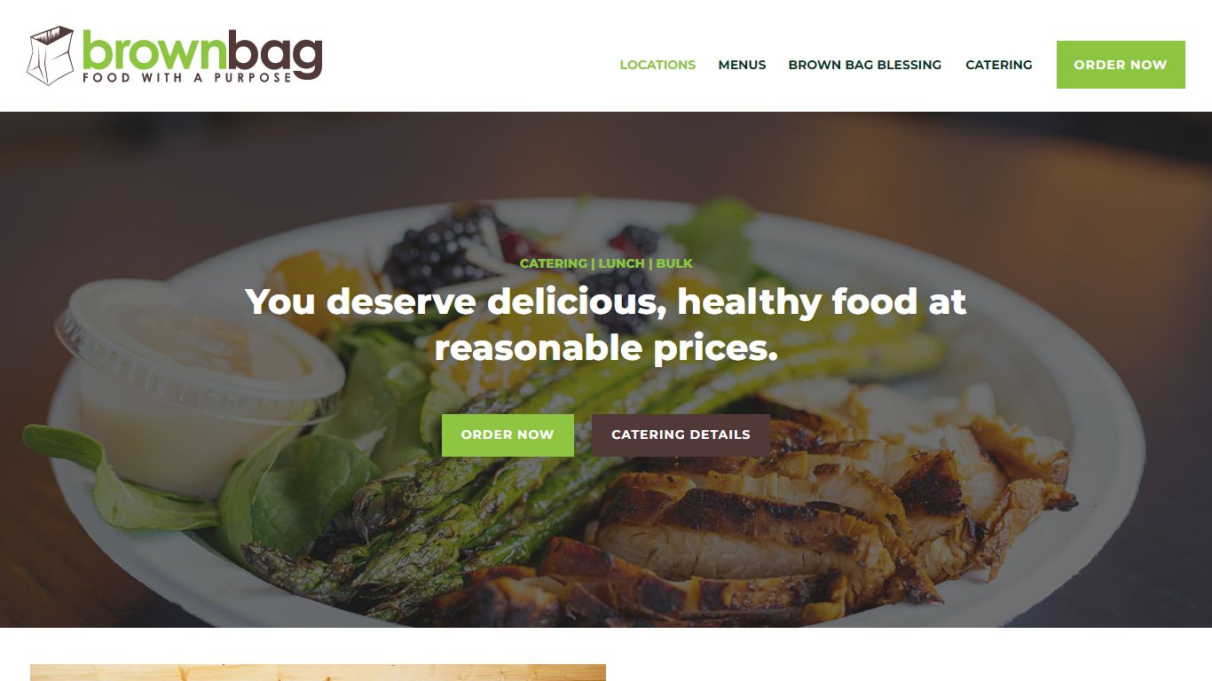 Brown Bag Catering & Restaurants | Food With A Purpose
